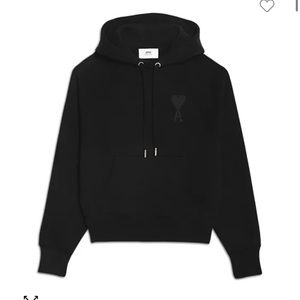 AMI Alexandre Tonal Embroidered Logo Pullover Hoodie, Brand New